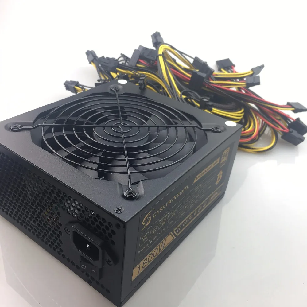 السفينة حرة الكمبيوتر التعدين الطاقة 1800 واط امدادات الطاقة psu pc دعم 8 بطاقة ل مينر جودة عالية امدادات الطاقة ل btc الخ جنة الانتخابات في زنجبار