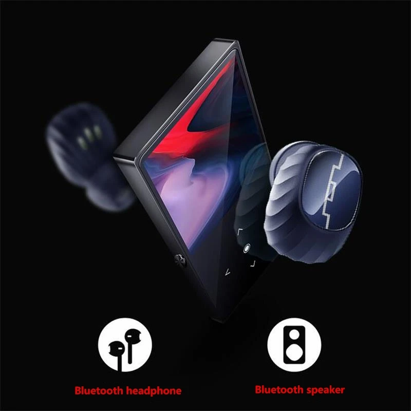 2020 Bluetooth4.1 MP3 музыкальный плеер 16 Гб сенсорная кнопка с цветным экраном 1 8 дюйма
