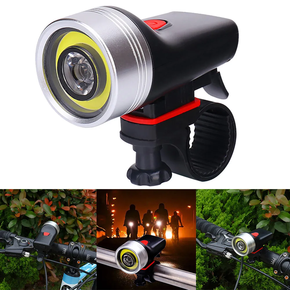

Bike Headlight USB Rechargeable 500 Lumen LED Bike Light Headlight Taillight Waterproof Sets riding lights велосипедня фара