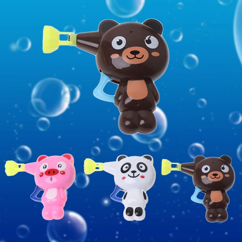 Дети как мультфильм животных пузырь воздуходувка пистолет игрушка выталкивание пузырь дети подарок на открытом воздухе