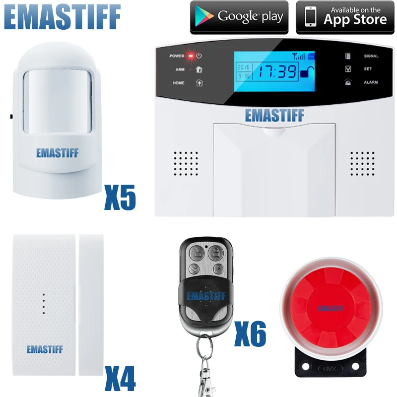 Высокое качество! Домашняя Беспроводная GSM сигнализация домашняя система