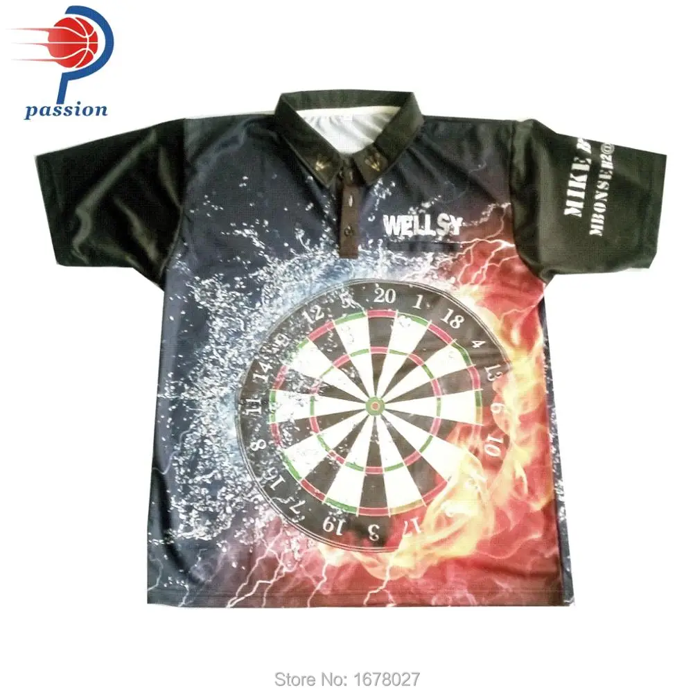 

Australian Size Sublimation Tiger Image Cool Design Dart Polo Shirts