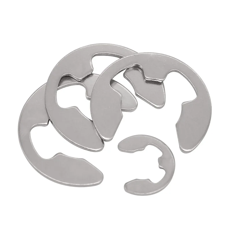 

100Pcs DIN6799 304 Stainless Steel M1.2 M1.5 M2 M2.5 M3 M4 M5 M6 M7 M8 M10 Jump Ring Circlip Sake Retainer E Clip Split Washers