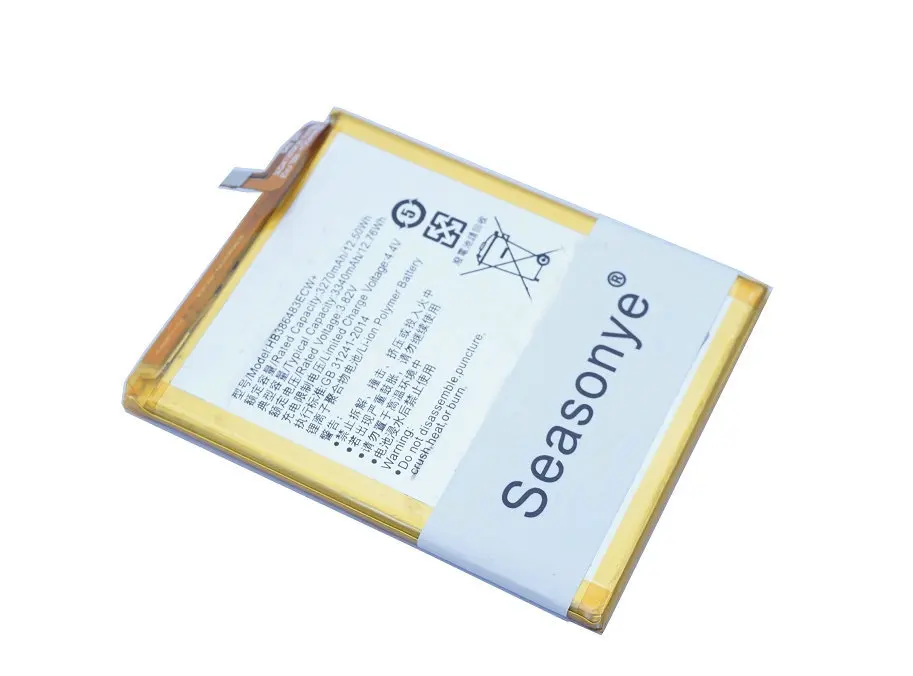 Seasonye 3 шт. x HB386483ECW + 3270 мАч Замена Батарея инструменты для huawei honor 6X G9 плюс G9Plus Maimang 5