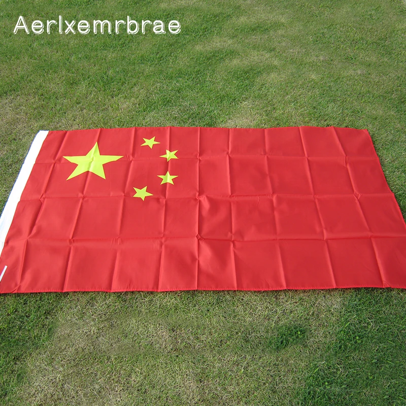 Aerlxemrbrae китайский флаг 90*150 см с бесплатной доставкой|banner outdoor|china flagnational flag |