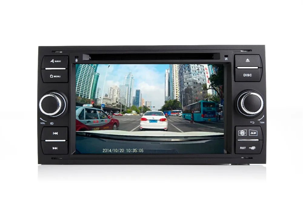 Cheap 7 inch 2din Android 7.1 Car DVD GPS Navi for Ford Focus Kuga Transit Wifi 4G GPS Bluetooth Canbus Radio Canbus Free GPS Map 5