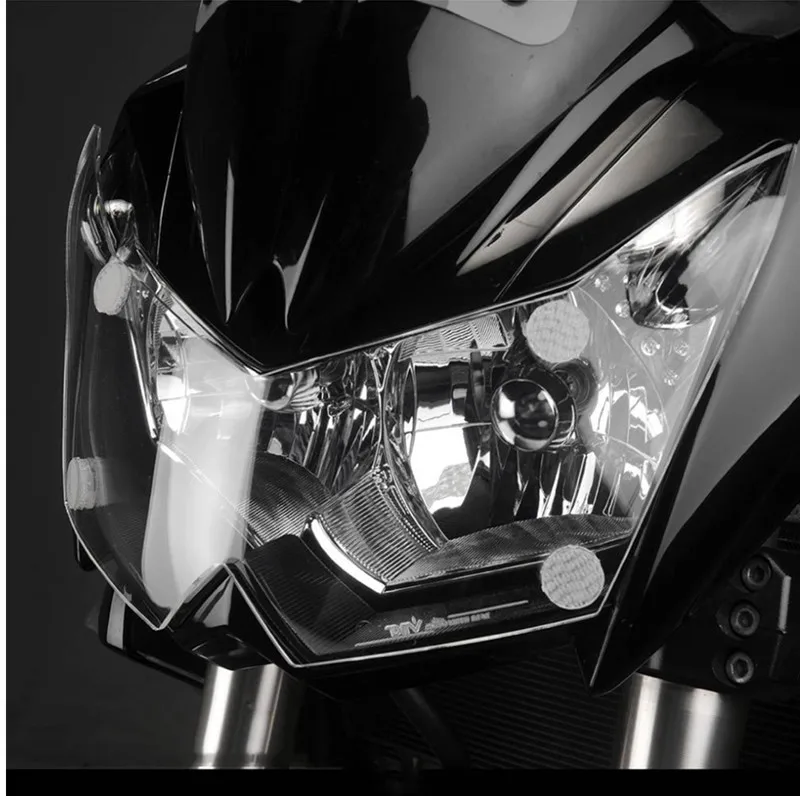 

For Kawasaki Z750 2007-2014 Z750R 2011-2013 Z1000 2007-2009 Motorcycle Headlight Protector Cover Screen Lens