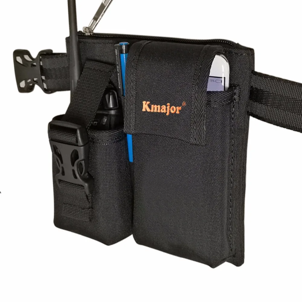 

Belt Clip Pouch Carry Nylon Case Holder Waist Cover Case For KSUN H2 X-UV68D X-30 Walkie Talkie Hunting Ham Radio & Phone Bag