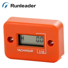 RL-HM0121pc Индуктивный lcd-тахометр счетчик часов для газового двигателя Мотоцикл морской струи Лодка ATV Dirt pit bike