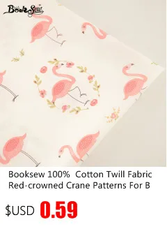 Booksew, Новое поступление, домашний текстиль, хлопок, саржа, ткань для лоскутного шитья, постельные принадлежности, подушка, детский цветочный узор, ткань для шитья Tecido