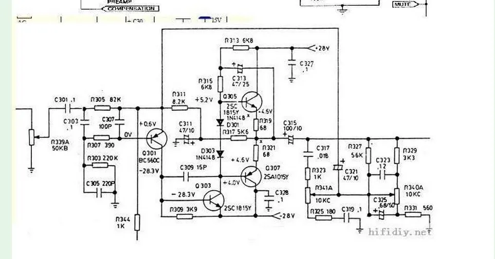 HIFI Preamplifier Tone Control Board Diy Kit For UK NAD3225 Discrete Preamp Low frequency Tweeter amp