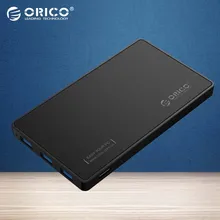 2.5 HDD Корпус ORICO USB 3.0 Жесткий Диск Корпус с 3 порты USB3.0 HUB Без Инструментов Дизайн Драйвер Не Требуется с 5V2A мощность