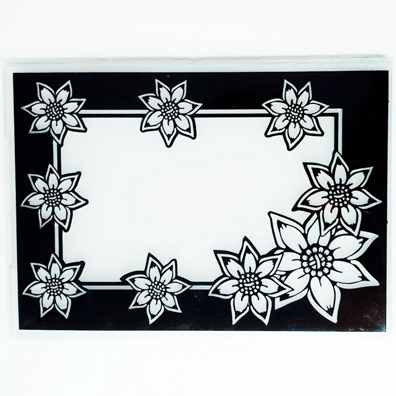 

YLEF083 Flower Plastic Embossing Folder For Scrapbook Stencils DIY Photo Album Cards Making Decoration Scrapbooking Template