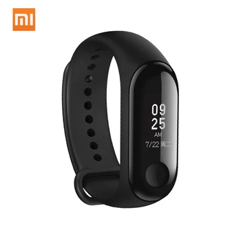 

Original Xiaomi MiBand 3 Mi band 3 Smart Bracelet 5ATM Waterproof OLED Touch Screen Message Weather Display Fitness Tracker