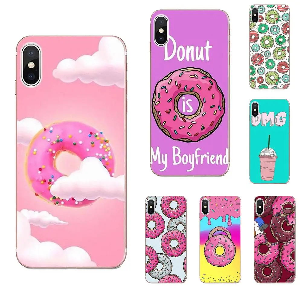 

TPU Protective Cover Case For Xiaomi Redmi Mi Note 7 8 9 SE Pro Lite Go Play Pink Pizza Food