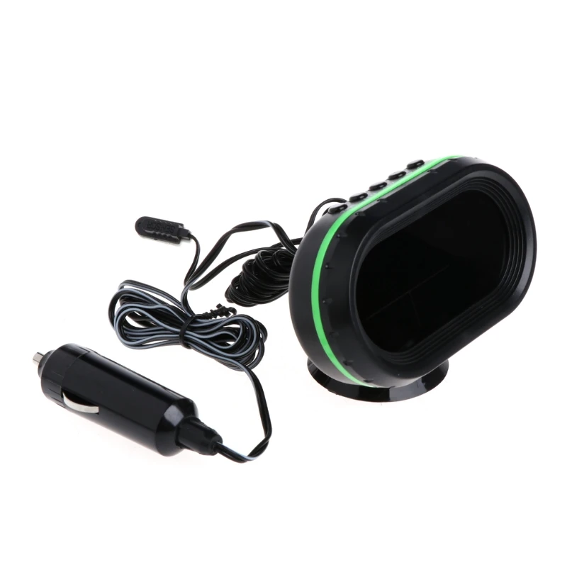 

DC12V-24V Digital Car LCD Time Clock Voltmeter Thermometer Battery Voltage Temperature Monitor Meter