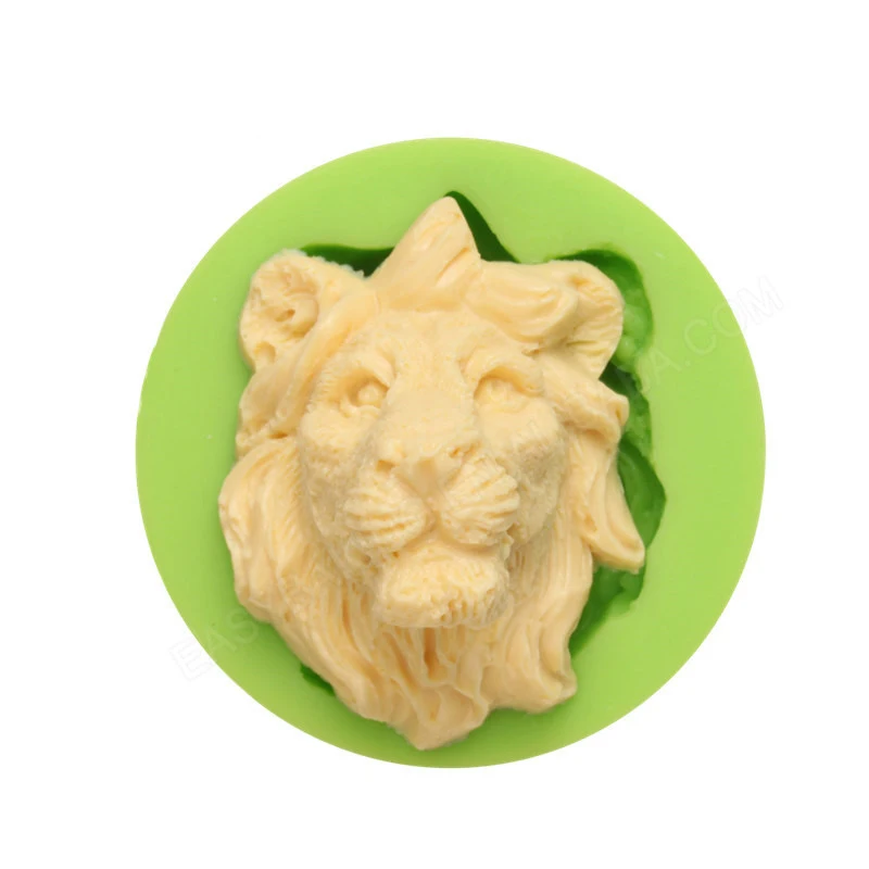 Luyou форма льва помадка 3D формы, силиконовые формы, мыло, формы для свечей, инструменты для украшения торта, шоколадные формы FM1361