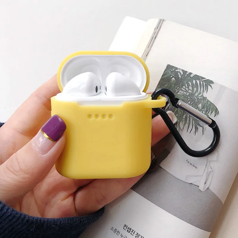 

Colorful Silicone Protective Case for Huawei Freebuds 2 pro Honor Flypods Pro Wireless Earphone Charging Box Cover Waist Buckle