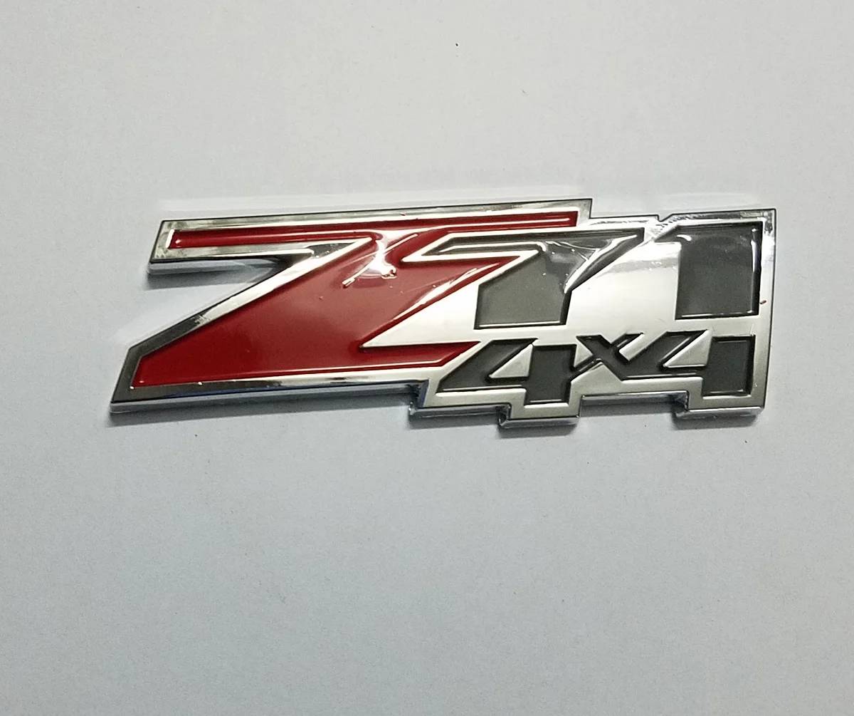 JX LCLYL ABS Z71 4x4 эмблема автомобиля Наклейка для Chevy GMC Silverado Red|Наклейки на автомобиль|