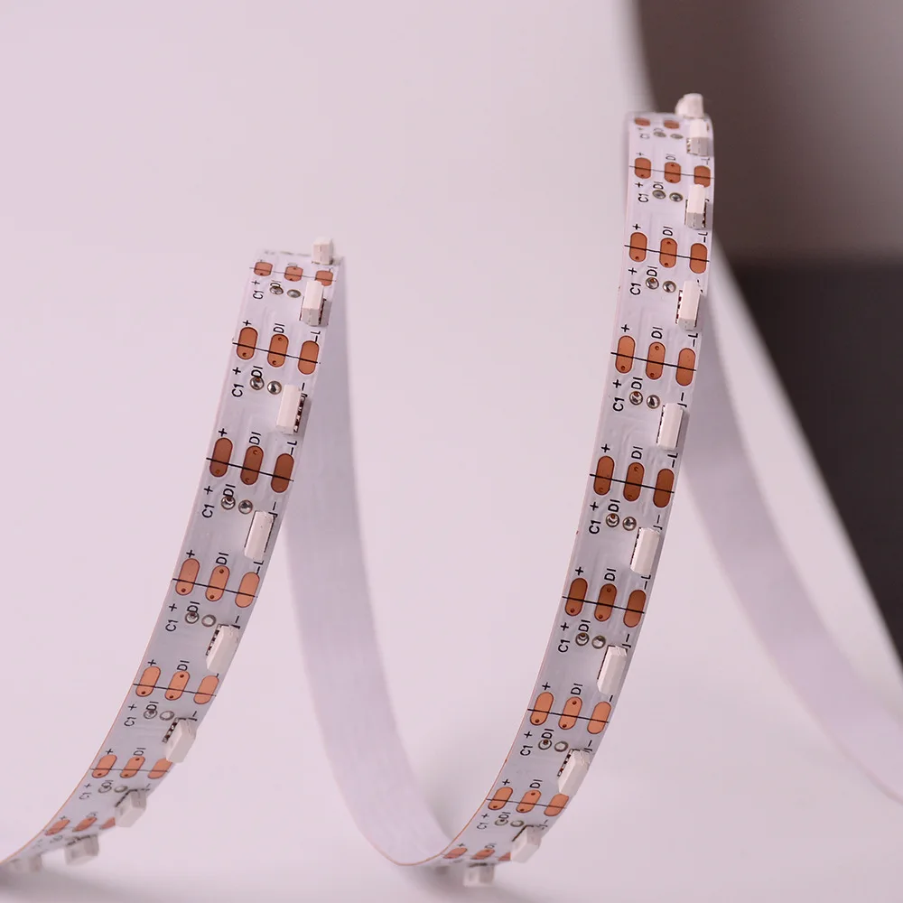 Slim 5mm width 60leds internal controlled side emitting sk6812 rgb