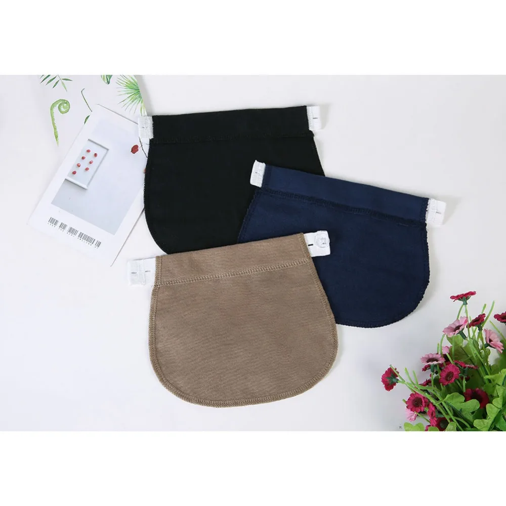 1Pcs Adjustable Elastic Pants Extended Button Cloth Rubber Band Button Maternity Pregnancy