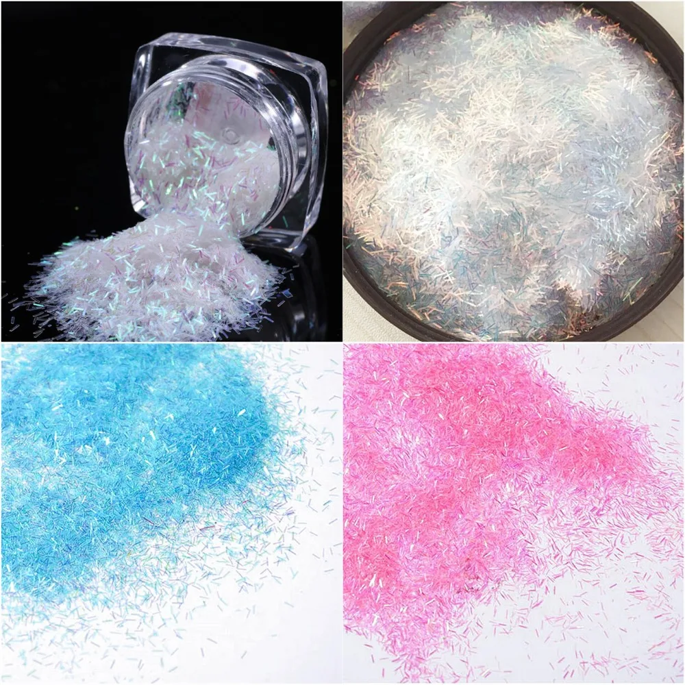 

30g Holographic Bar Stripes Sequins Iridescent Sprinkle Stuff DIY Craft Nail Art Phone Case Decor Handmade Glitter Resin Jewelry