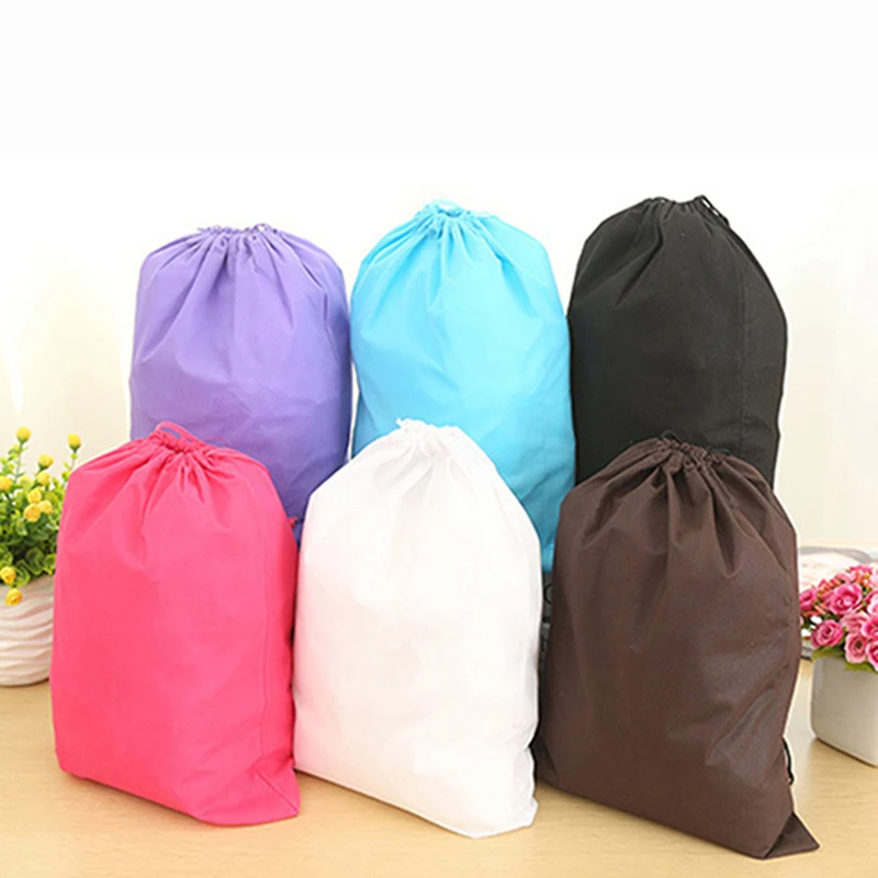 Laundry Shoe Travel Pouch Portable Tote Drawstring Storage Bag