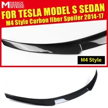For S-Sedan Rear Spoiler Wing Lid M4-Style Carbon Fiber For X-Sedan Rear Trunk Spoiler Wing Lip car styling Accessories 2014-17 For S-Sedan Rear Spoiler Wing Lid M4-Style Carbon Fiber For X-Sedan Rear Trunk Spoiler Wing Lip car styling Accessories 2014-17