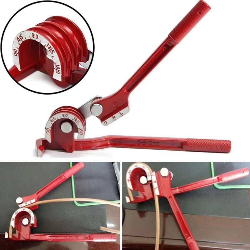 

3-in-1 Manual Pipe Bender Aluminum Alloy 180 Degree Pipe Bending Tool TN99