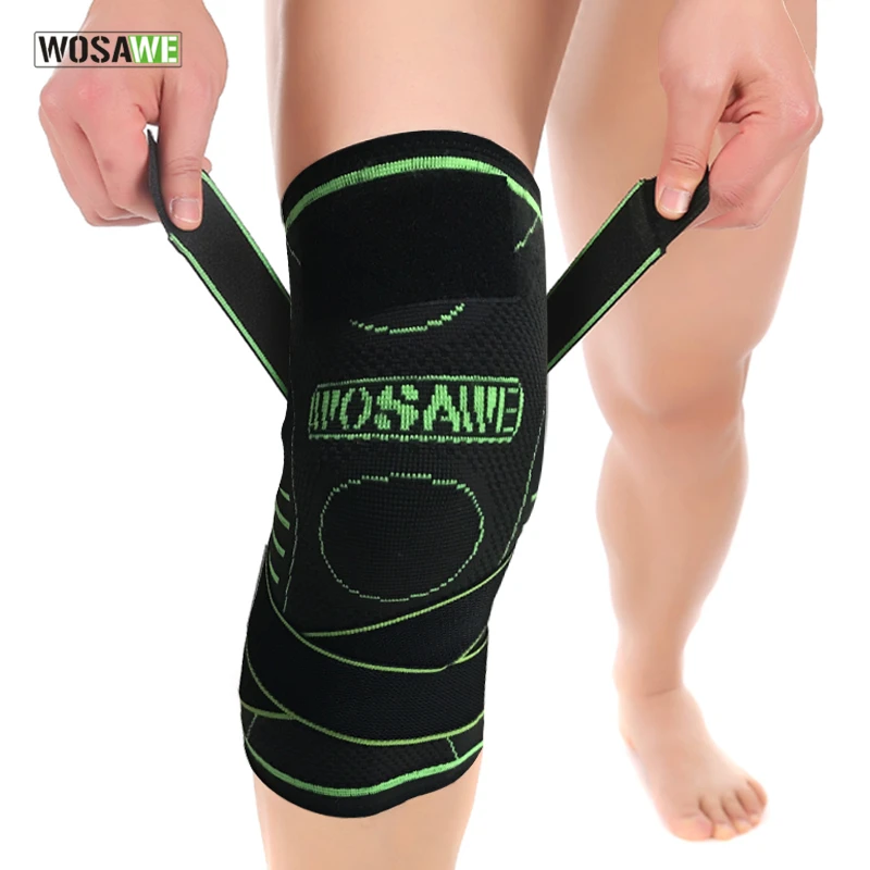 

WOSAWE Knee Protector Knee Brace Basketball Tennis Kneepad Hiking Cycling Knee Support Professional Protective Sports Knee Pad
