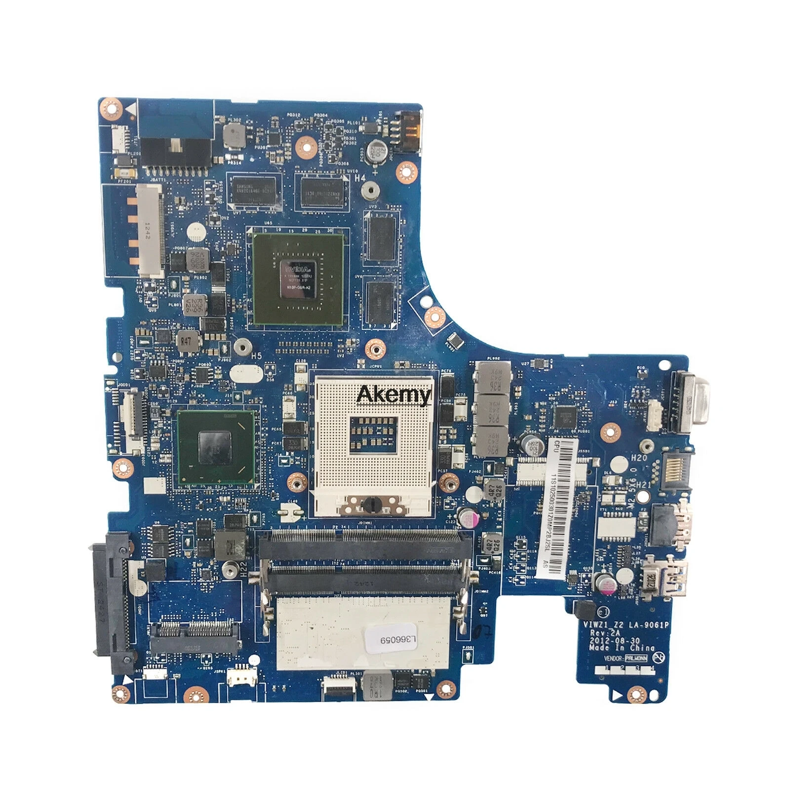 LA-9061P для lenovo Z500 Материнская плата ноутбука VIWZI-Z2 LA-9061P Z500 оригинальная материнская плата Тесты 2G 8 * памяти