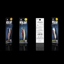 Bluesea Fishing Lure 7.5g/10g/15g/20g 2 Color Etal Bite and Sequins Bait Fishing Tackleparaphernalia Hard Bite