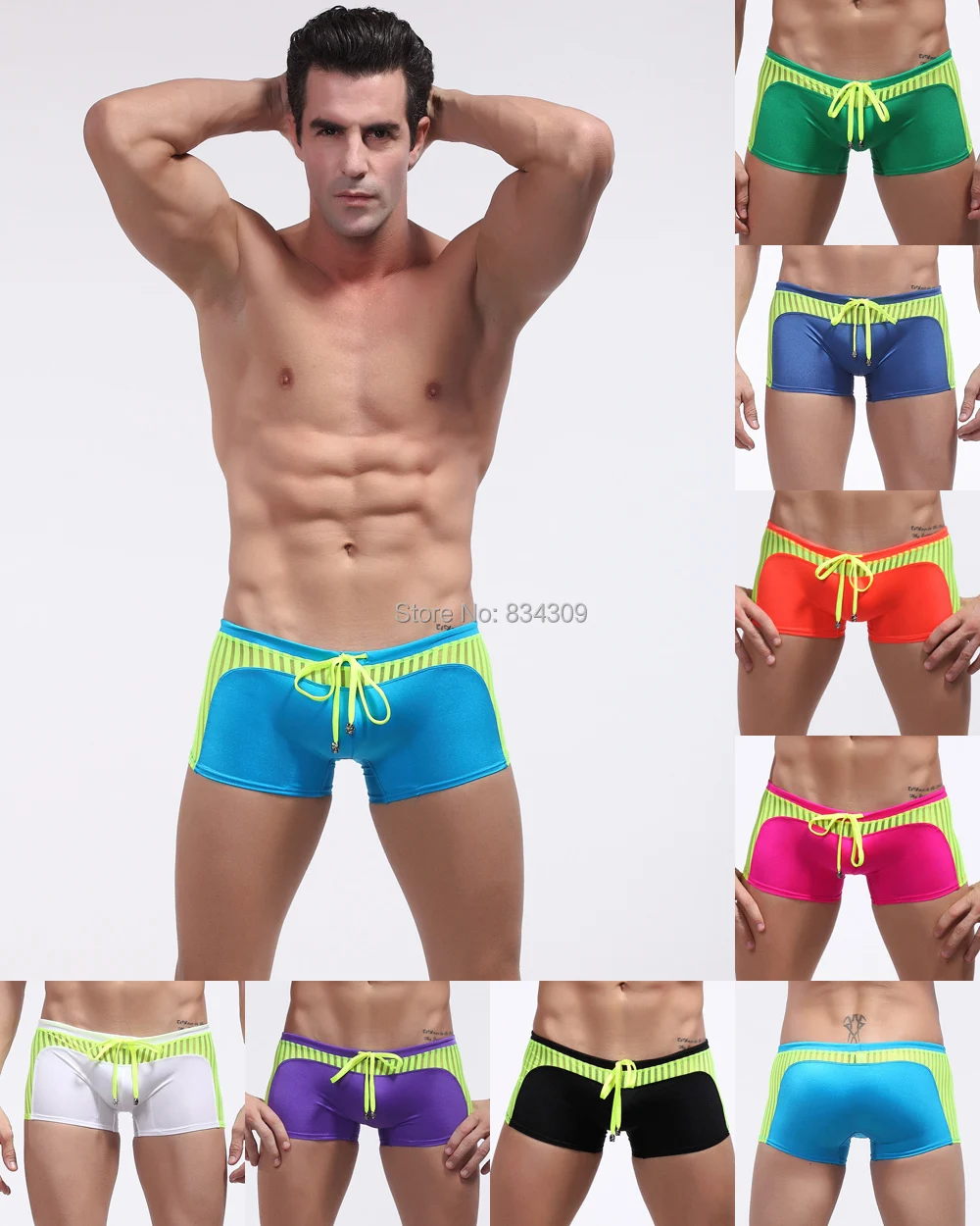 mens boy shorts swimwear
