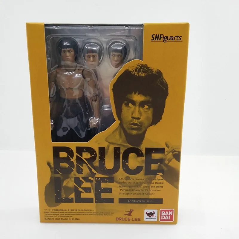 Movie King of Kung Fu Bruce Lee Figure Variant SHF S.H.Figuarts With Nunchaku Body Chan PVC Action Figures Movable Joints  (11)
