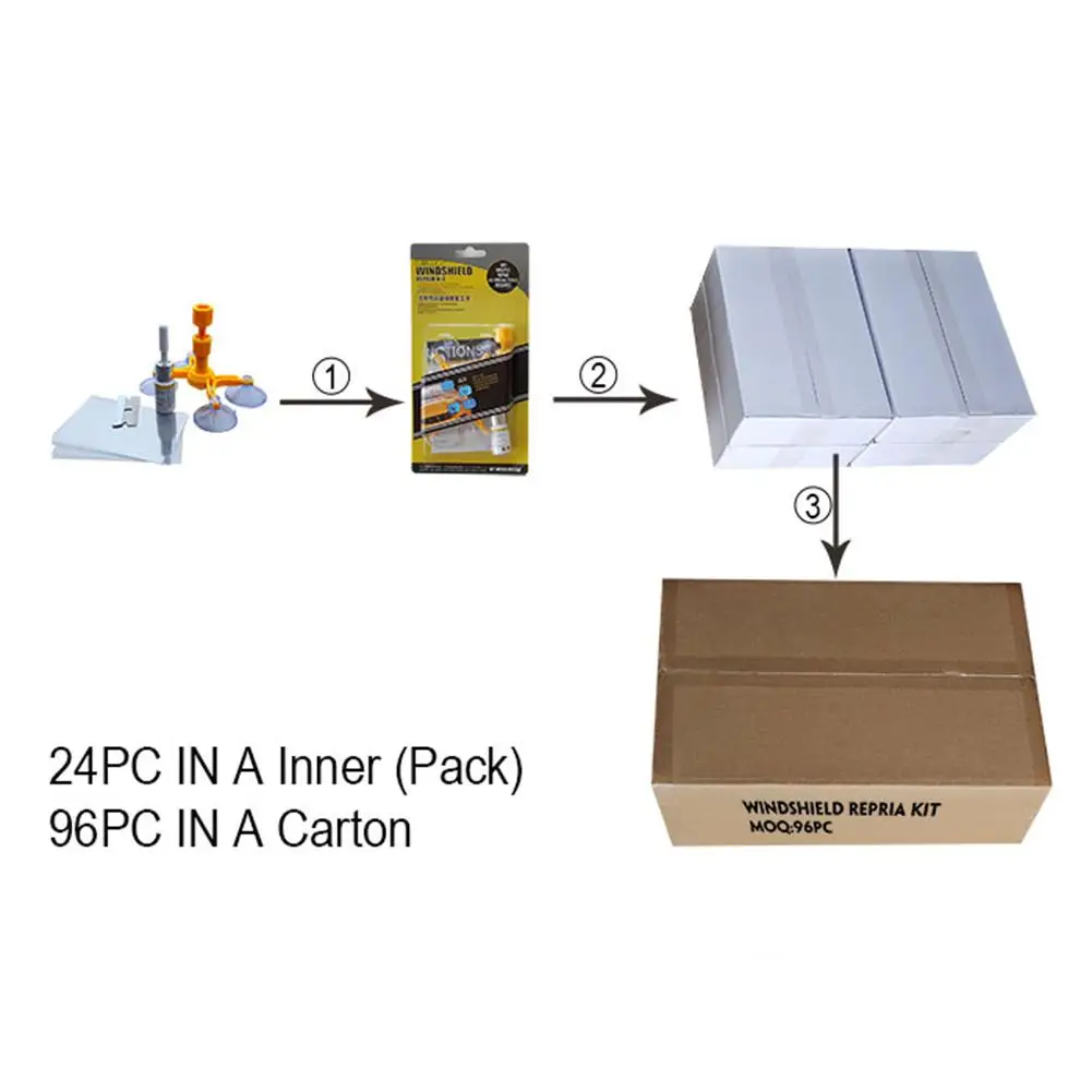 Инструменты для ремонта лобового стекла автомобиля набор для самостоятельного ремонта оконного стекла автомобиля инструмент для восстановления трещин от царапин инструмент для полировки оконного экрана автомобиля