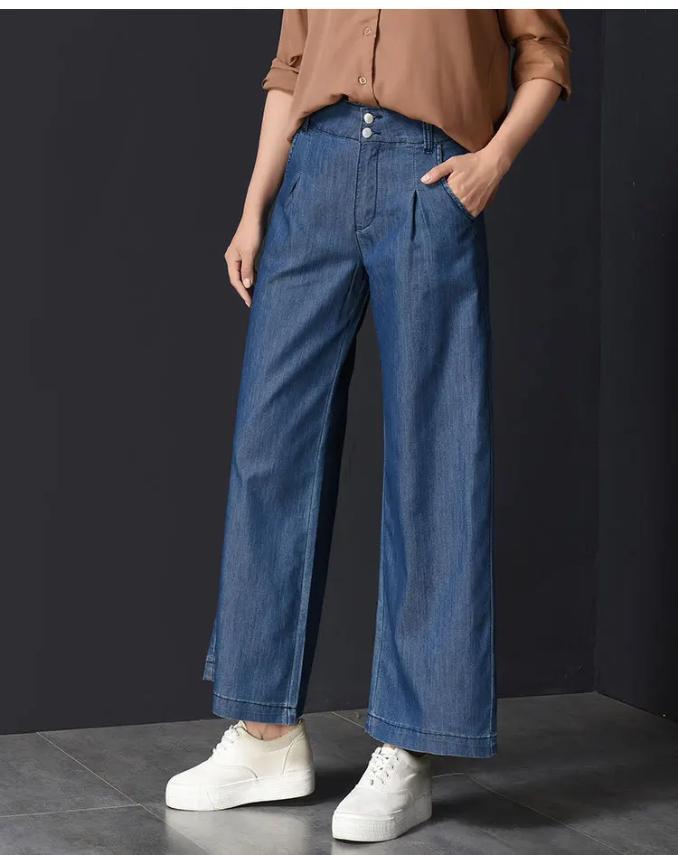 Женские джинсы с широкими штанинами, свободные джинсы с высокой талией, женские джинсы бойфренд, джинсы для мам, плюс размер, женские брюки с расклешенной подошвой