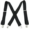 2022 New Man's Braces 4 clips Leather Suspenders Strong 4clasps Casual Suspensorios Trousers Strap 5*120cm Gift For Dad ► Photo 2/6