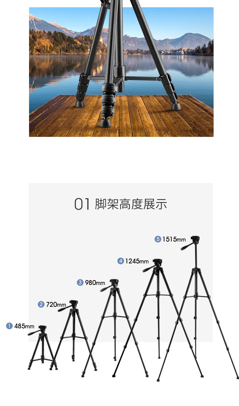 WeiFeng WF-3320A Professional Фотографическая камера штатив микро-SLR камера мобильный телефон портативный эшафот фото штатив