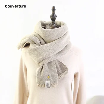 

scarves women 2018 knitted warm winter scarf women fashion neck soft cashmere Pashmina Scarf foulard femme bufanda