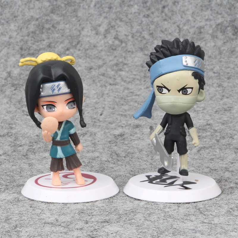 6 шт/много с героями аниме «Наруто» фигурку Nendoroid Psychic зверь милый Гаара SASUKE kakashi Itachi Ninja коллекция моделей pvc S