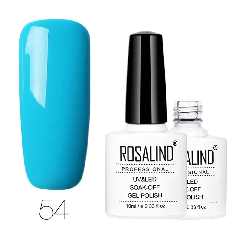 RD54 Гель ROSALIND 1, 10 мл,, чистый цвет, серия, Гель-лак для ногтей, повседневный Гель-лак, УФ светодиодный, для маникюра, для наращивания ногтей - Цвет: RD54
