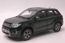 1:18 литья под давлением модель для Suzuki Vitara 2016 темно зеленый внедорожник сплава игрушечный автомобиль миниатюрный коллекция подарки Gran