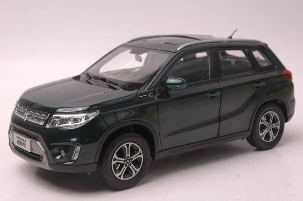 1:18 Модель литья под давлением для Suzuki Vitara Escudo 2016 глубокий зеленый внедорожник