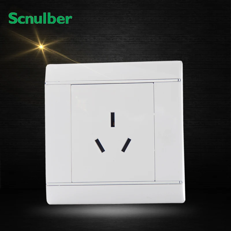 japan 86mm white 16A 3pin AU standard australia air conditioner wall