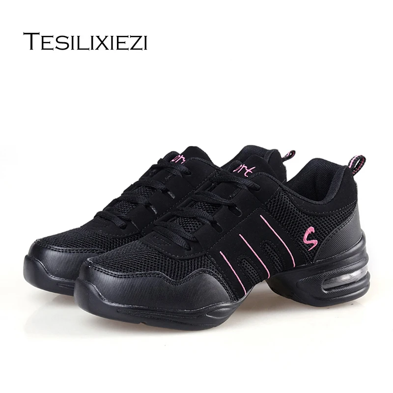 

Hot Sale EU35-42 Sports Feature Soft Outsole Breath Dance Shoes Sneakers For Woman Practice Shoes Modern Dance Jazz Shoes