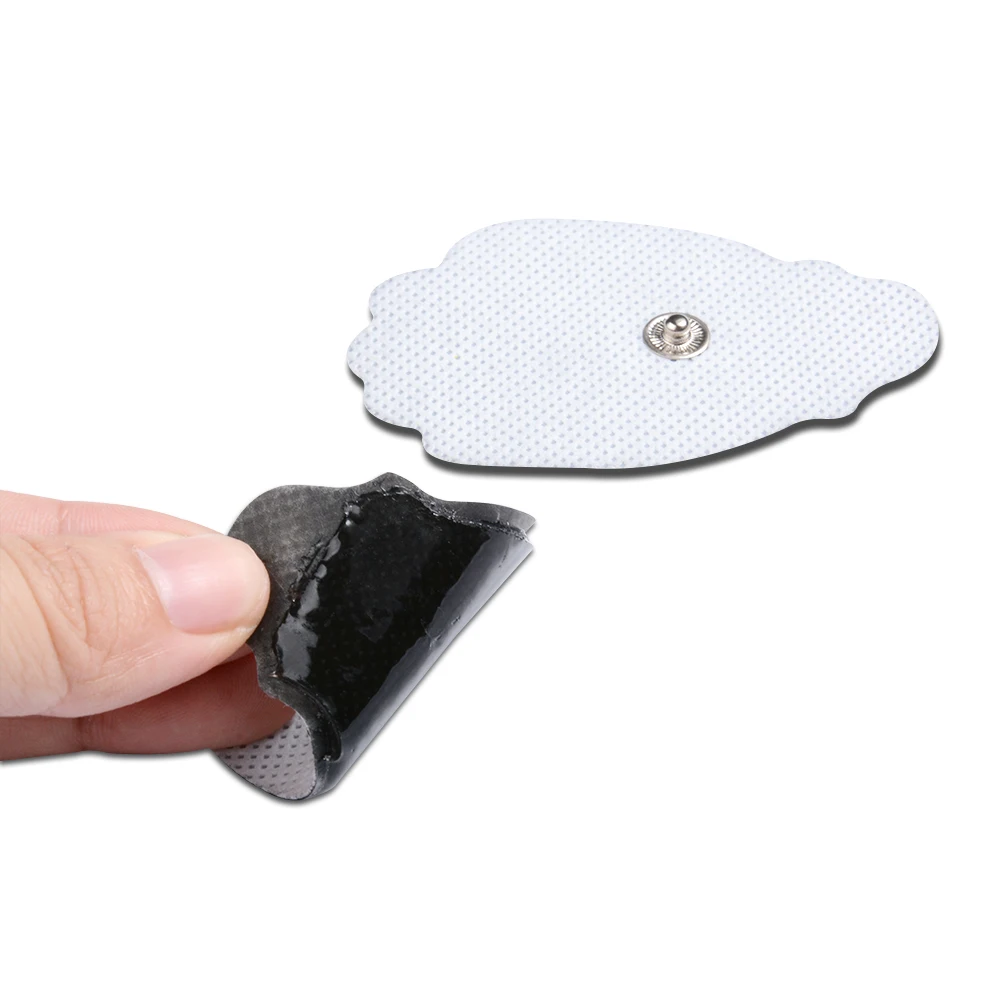 250 Pairs TENS Electrodes Pads Palm Shape With Button 3.5mm Use For