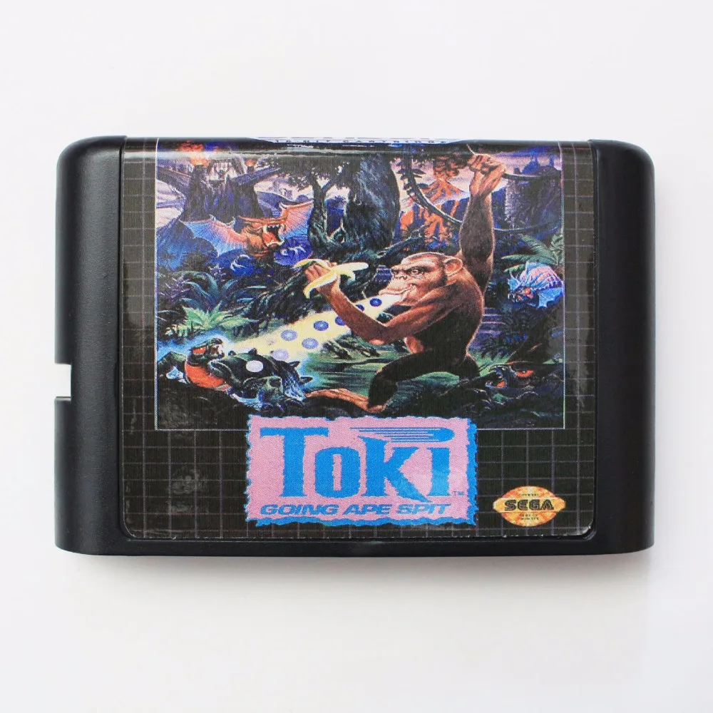 Токи без 16 бит MD карточная игра для Sega игры Mega Drive Genesis | Электроника