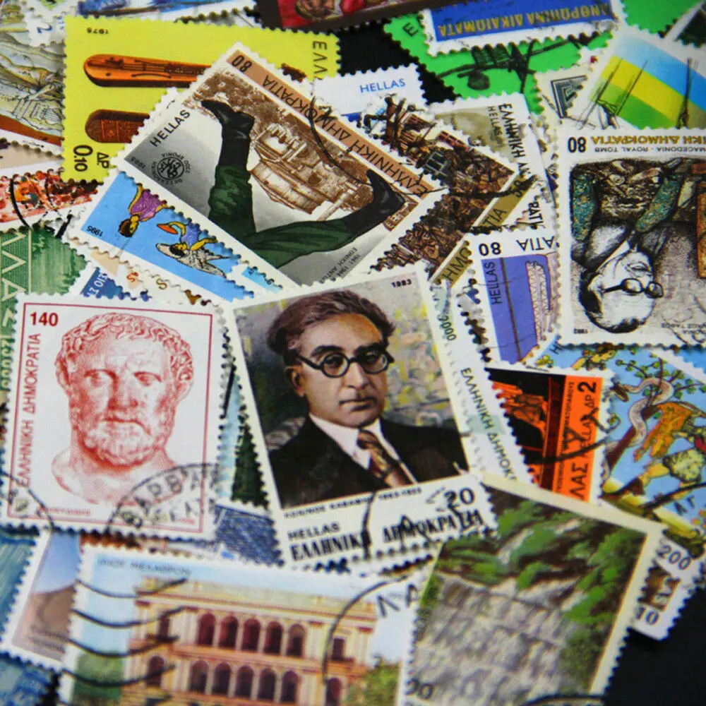 

10Pcs Various Around The World Valuable Collection Stamp Value Old Foreign World Stamps Gift