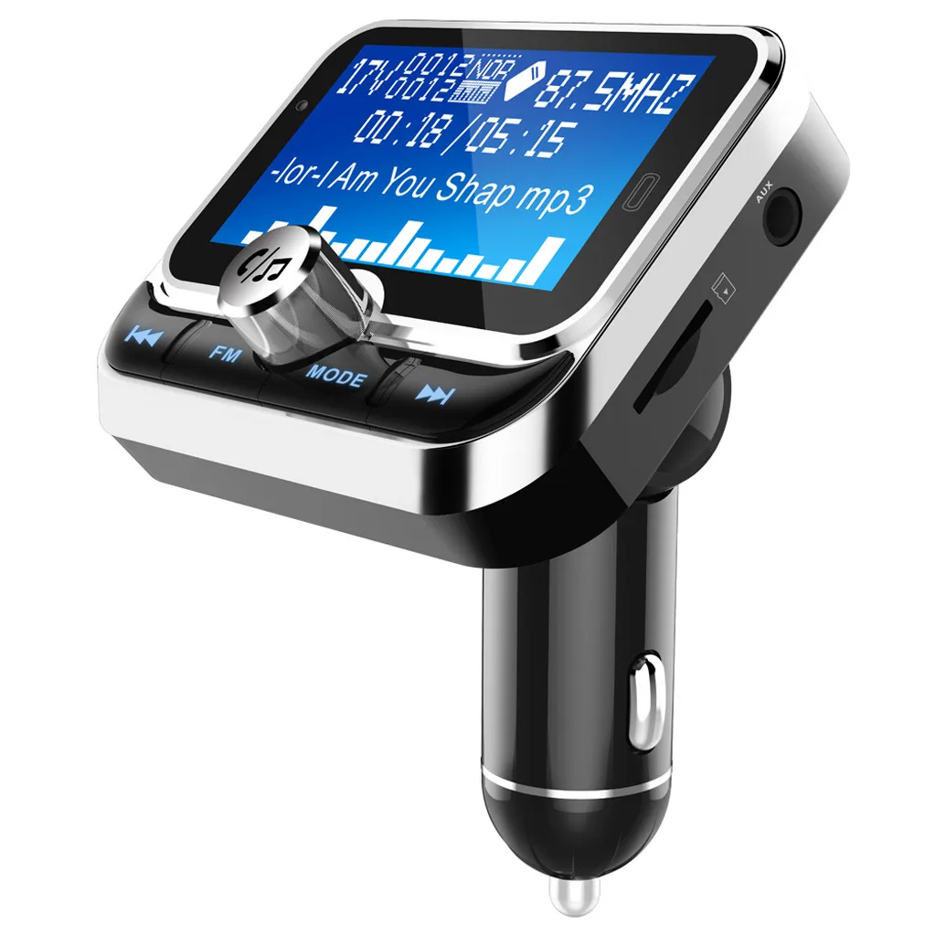 Bluetooth автомобильный комплект fm-передатчик mp3-плеер радио передатчик адаптер USB зарядное устройство TF карта AUX аудио вход