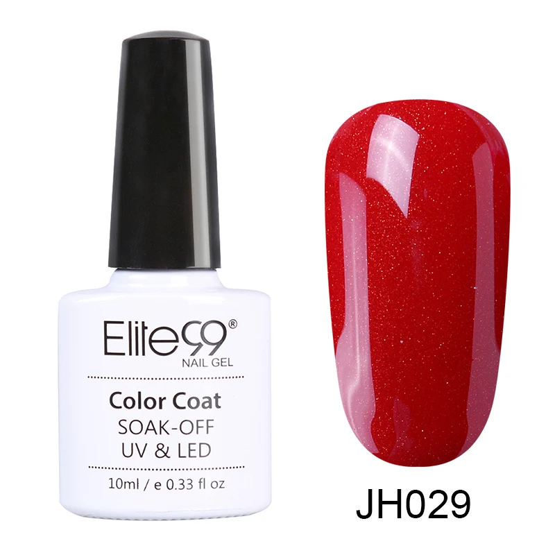 Elite99, серия винно-красного цвета, 10 мл, Гель-лак для ногтей, цветной лак, Полупостоянный Гель-лак для ногтей, замачиваемый, УФ светодиодный, Гель-лак - Цвет: JH029